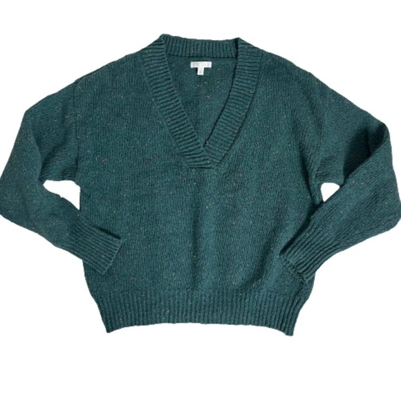Women’s Abound Green Speckled Pullover Sweater Size Medium! - Picture 8 of 8